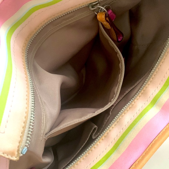 Coach Soho Striped Satchel - Picture 8 of 11